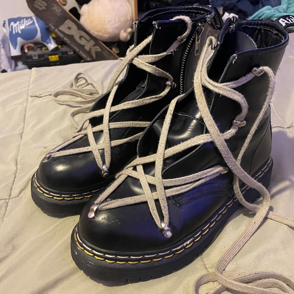 rick owens x doc martins